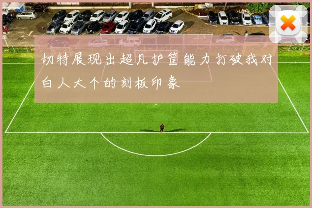 切特展现出超凡护筐能力打破我对白人大个的刻板印象